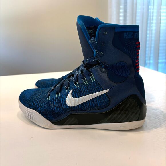 Nike Kobe Bryant 9 Elite Legacy Brave Blue Basketball Shoes Sneakers US Size 7.5 - Picture 2 of 14
